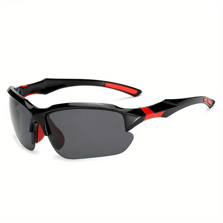 Sportowe okulary przeciwsłoneczne AdventureVision w wersji czarno-czerwonej