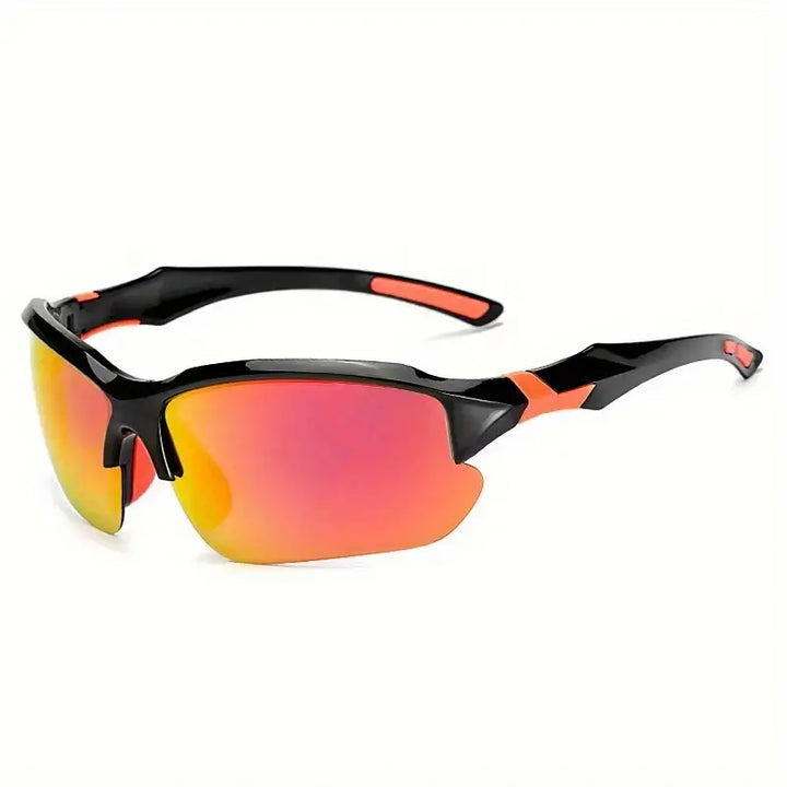 Polaryzacyjne okulary sportowe AdventureVision w ujęciu z boku na rower