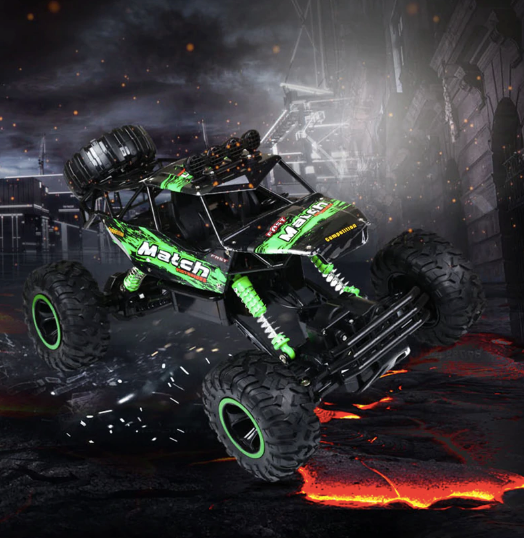 Zdalnie sterowany monster truck dla dzieci i dorosłych z kontrolerem. Idealny na prezent, hobby RC.
