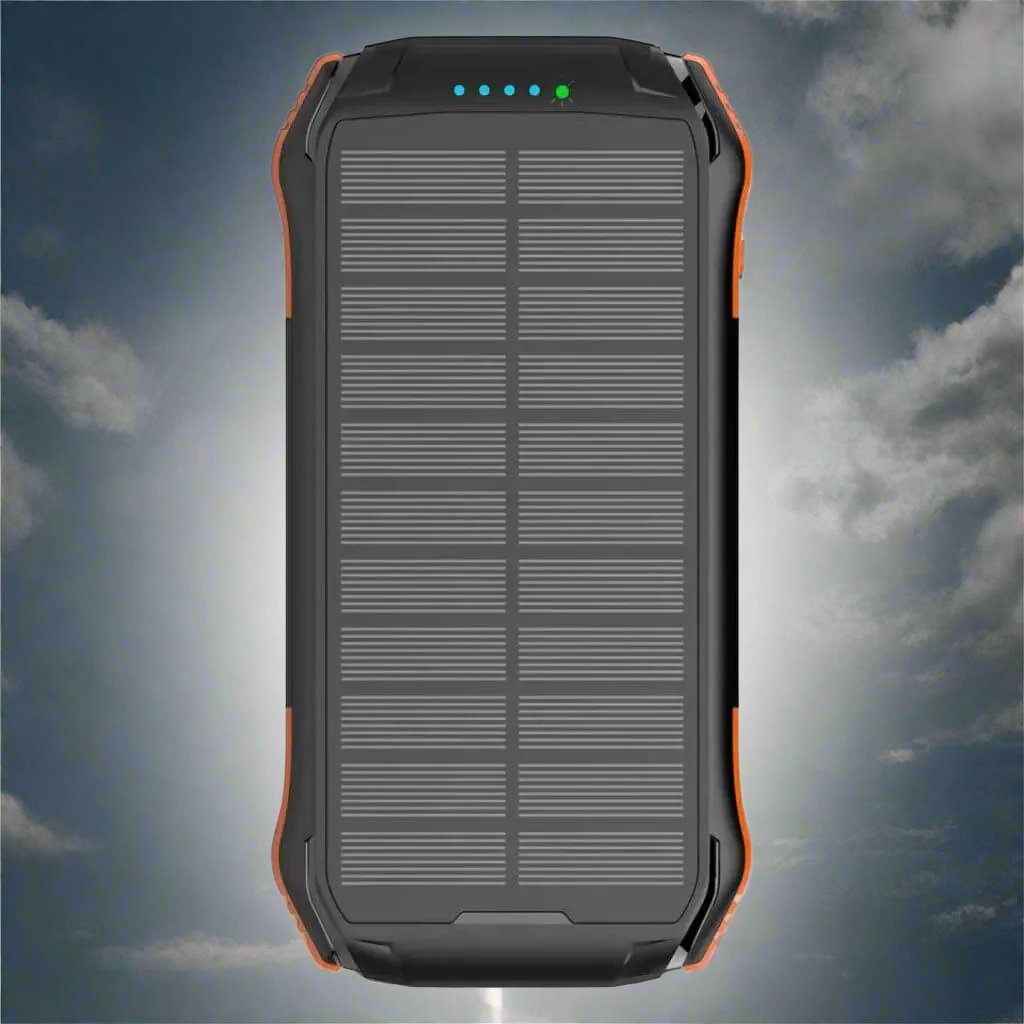 Solarny power bank dla podróżników, niezawodna energia na camping i wyprawy outdoor.