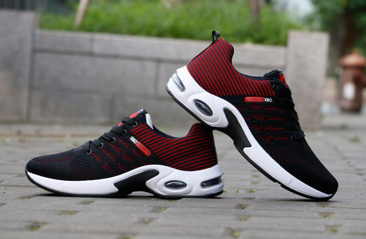 Stylowe sneakersy męskie na siłownię, podeszwa antypoślizgowa od spodu