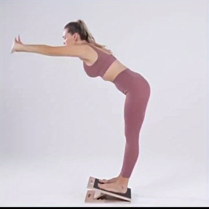 Profesjonalna deska do rozciągania łydek, regulowana, idealna do fitnessu i rehabilitacji.