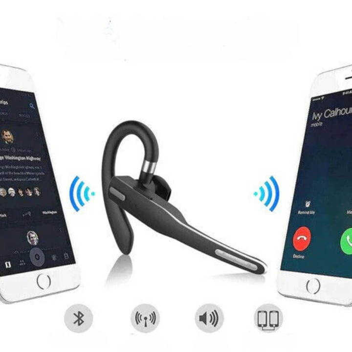 Profesjonalny zestaw słuchawkowy Bluetooth, bezprzewodowy, optymalny dla biura, wideokonferencji i komunikacji.