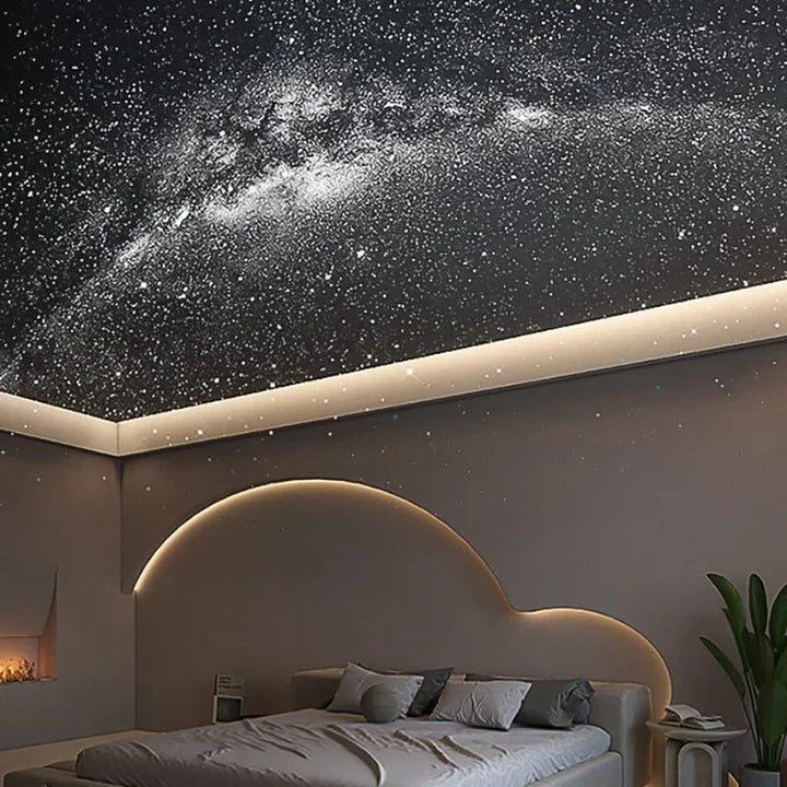 Projektor gwiazd Galaxy do pokoju dziecka, tworzący gwiezdne niebo i nastrojowe oświetlenie.