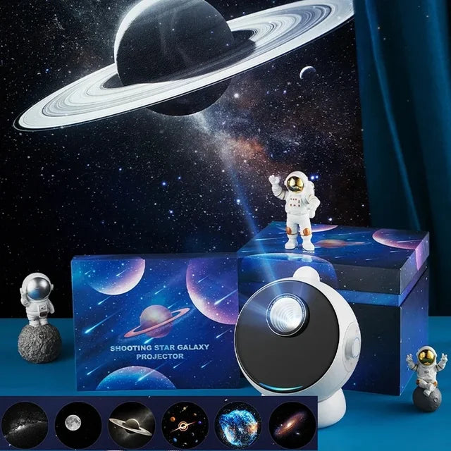 Projektor Galaxy tworzący magiczne gwiezdne niebo, idealny na prezent dla dzieci lub na romantyczny wieczór.