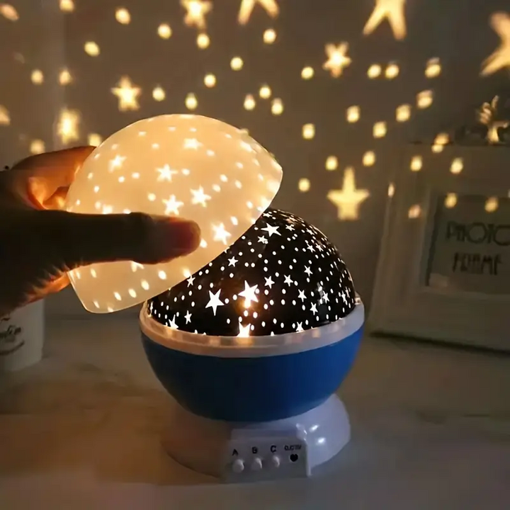 Projektor LED gwiaździstego nieba, lampka nocna do sypialni, tworząca relaksującą atmosferę.