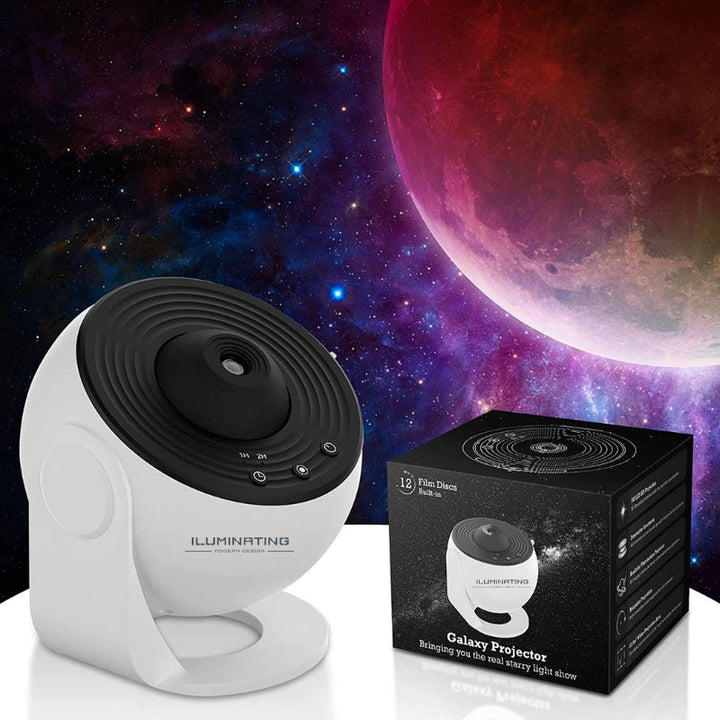 Lampka nocna projektor gwiazd i galaktyk, z 13 trybami. Stwórz magiczny kosmos w pokoju dziecka lub strefę relaksu.