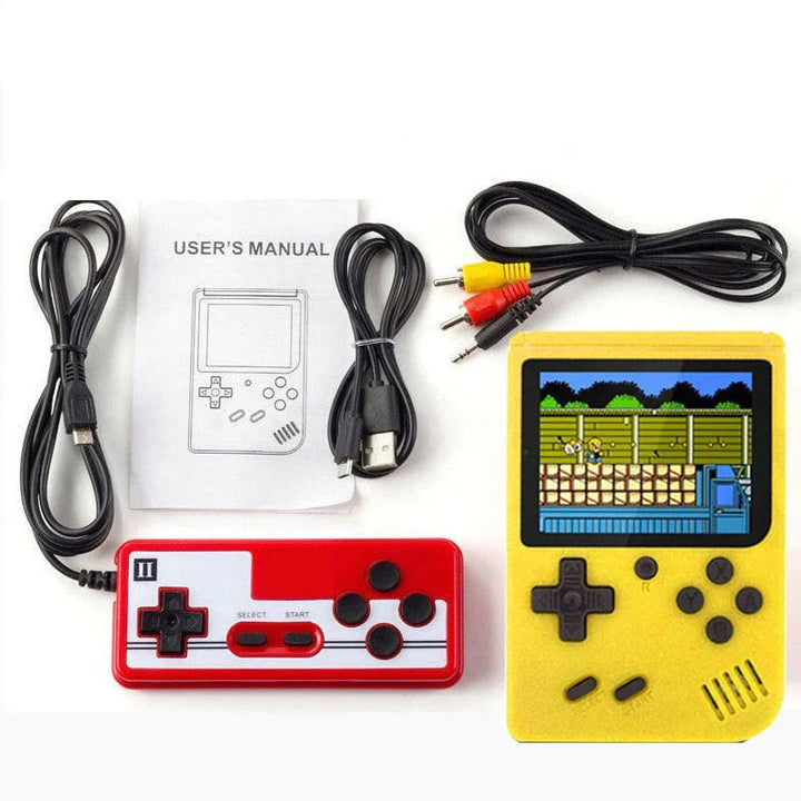 Przenośna konsola retro, handheld, z 400 klasycznymi grami, świetna na każdą podróż.
