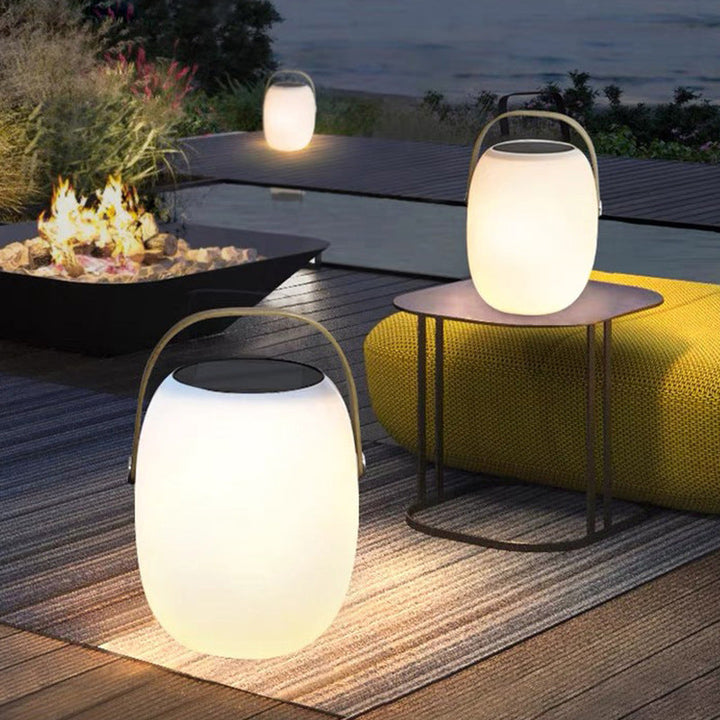 Lampa solarna LED RGB z pilotem, wodoodporne oświetlenie ogrodowe do dekoracji tarasu.