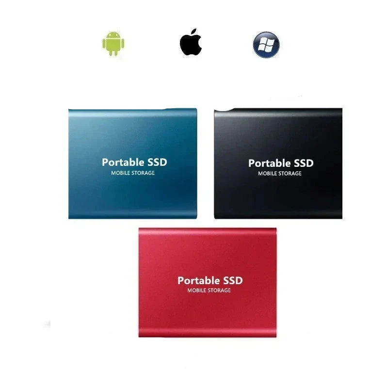 Szybki dysk SSD 128TB przenośny, idealny do rozbudowy pamięci laptopa/PC, z interfejsem USB.