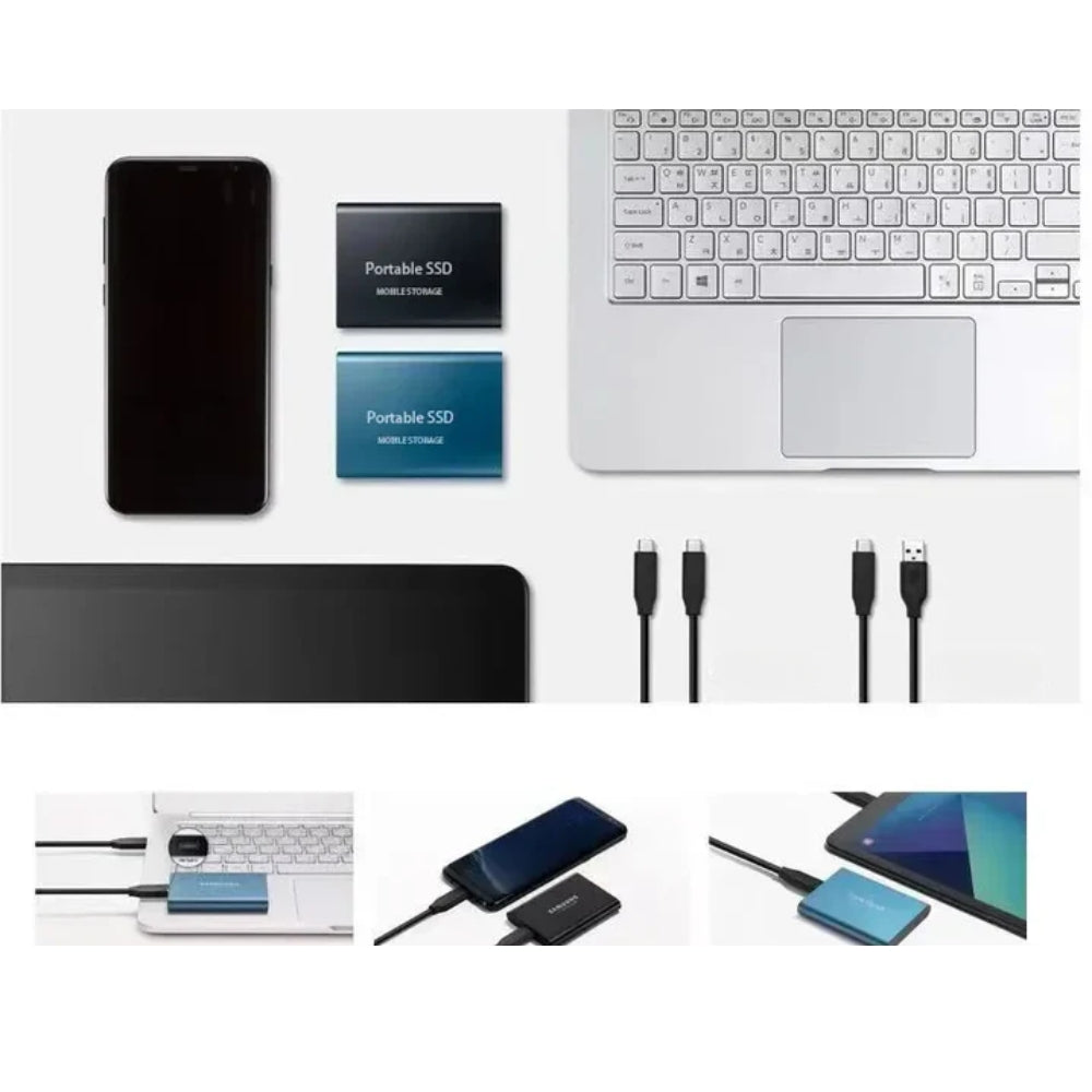 Dysk SSD USB do backupu danych, niezawodny, przenośny magazyn plików, zapewniający szybki transfer.