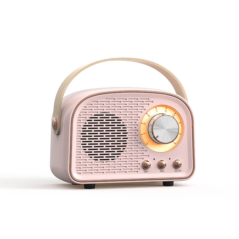 Długo działający głośnik Bluetooth retro, idealny do słuchania muzyki bezprzewodowo, gdziekolwiek jesteś.