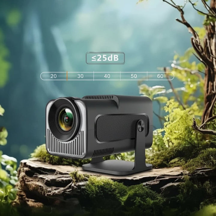 Uniwersalny przenośny projektor Full HD/4K z WiFi, Bluetooth. Rozrywka domowa, filmy, gry, prezentacje.
