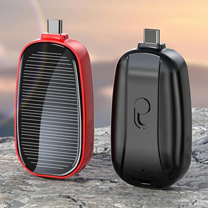 Solidny powerbank solarny do użytku outdoor, survivalu i na kempingu. Zapewnia energię w trudnych warunkach.