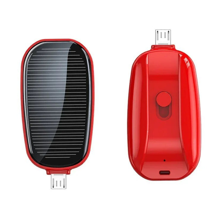 Solarny power bank przenośny, uniwersalna ładowarka awaryjna do telefonu, idealna na survival i camping.