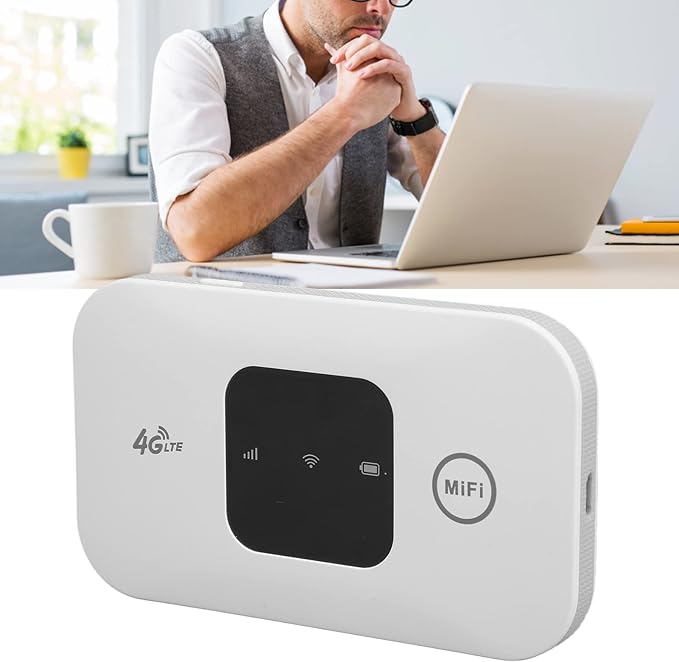 Przenośny router Wi-Fi 4G LTE, idealny do podróży. Mobilny hotspot zapewnia szybki internet.