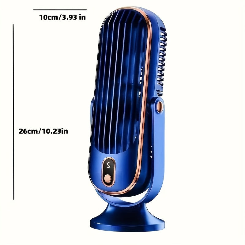 Wentylator USB. Panel sterowania z przyciskami 5 prędkości. Komfortowe chłodzenie. Przenośny, biurkowy.