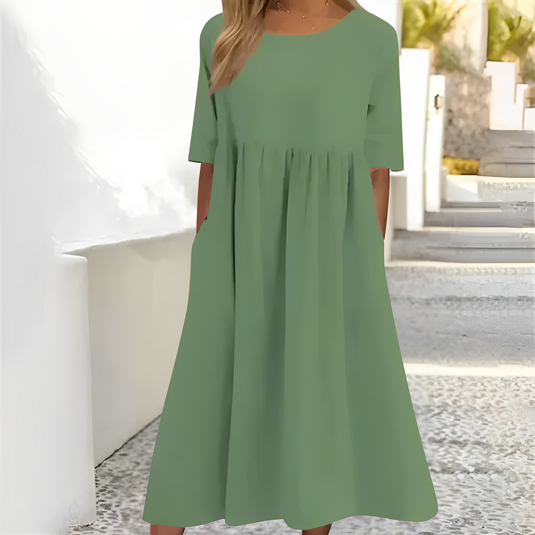 Wygodna sukienka Niva w rozmiarze plus size, doskonała na lato i codzienne wyjścia.