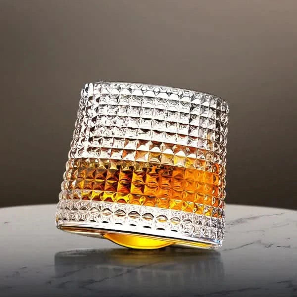 Ręcznie robione, wirujące szklanki do whisky w stylu Edo – elegancja i kunszt