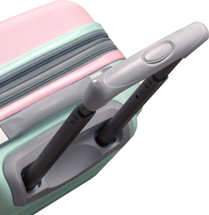 Walizka podróżna "Cotton Candy" z ergonomicznym uchwytem i trwałymi kółkami obrotowymi do łatwego transportu bagażu.