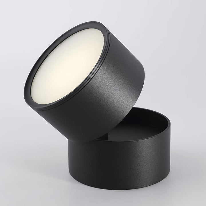 Wszechstronna lampa sufitowa LED, regulowane oświetlenie wnętrz, nowoczesny design z aluminium.