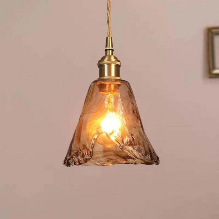 Stylowa lampa wisząca LED Jasper w stylu retro do jadalni