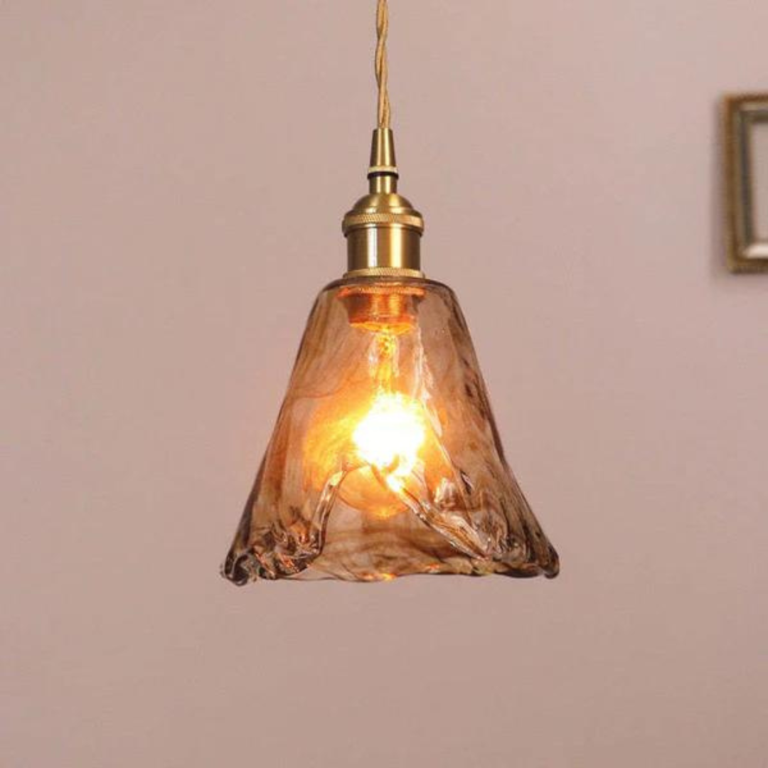 Prezentacja lampy wiszącej Jasper w aranżacji retro