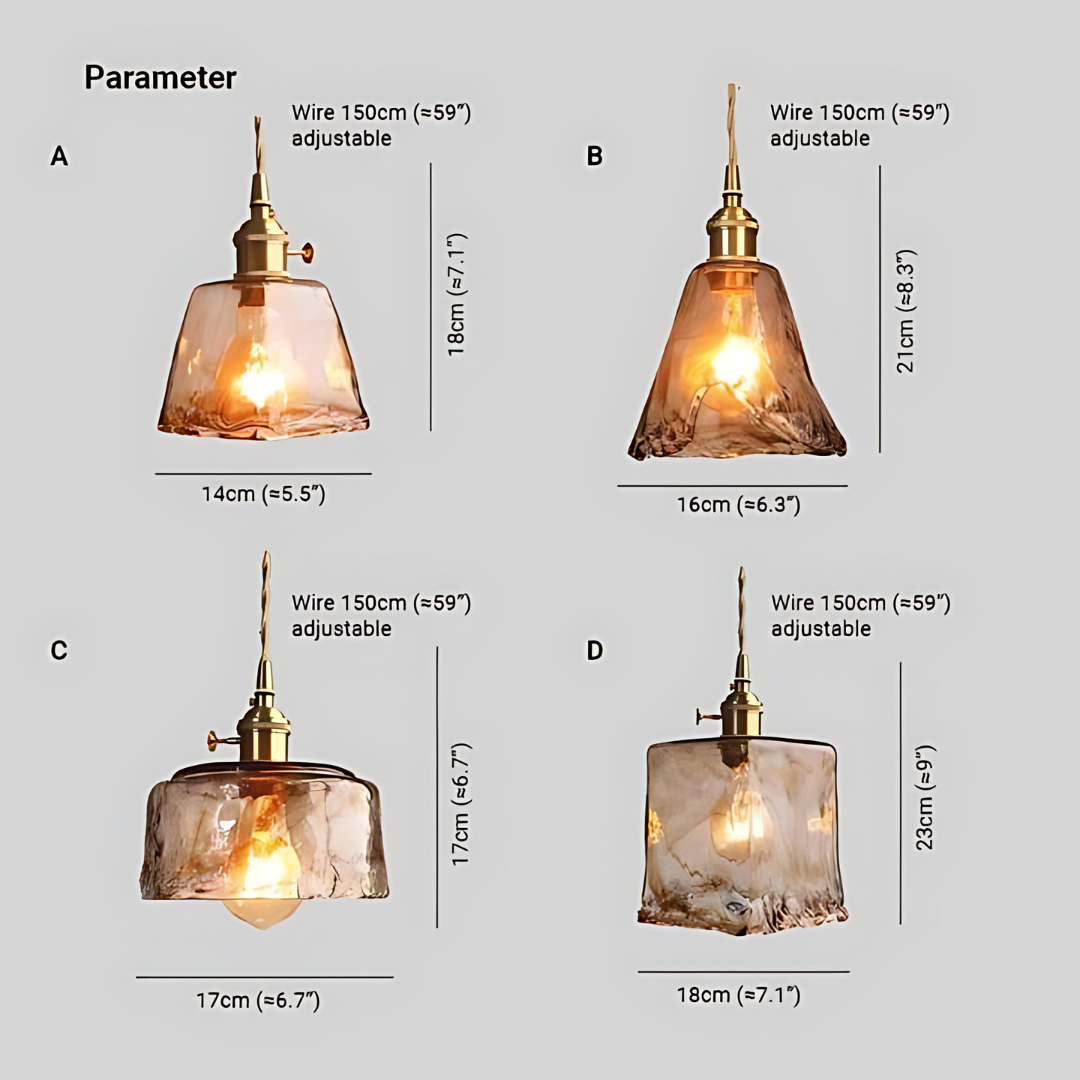 Retro LED lampa wisząca Jasper w salonie, oświetlenie vintage