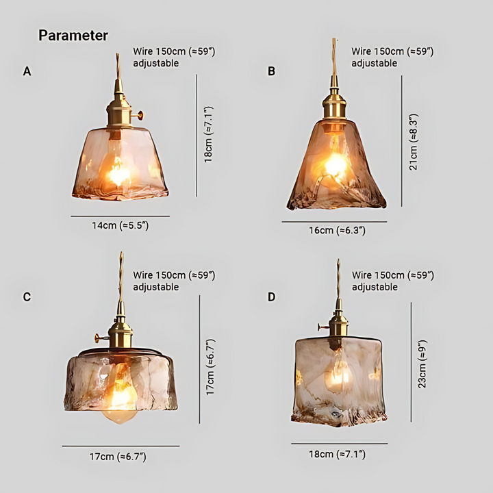 Retro LED lampa wisząca Jasper w salonie, oświetlenie vintage