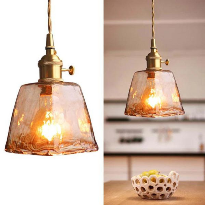 Dekoracyjna lampa wisząca retro Jasper do nowoczesnego wnętrza