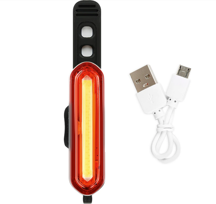 Akumulatorowa lampka rowerowa LED 360° z ładowaniem USB. Zwiększa bezpieczeństwo i widoczność dla każdego rowerzysty.