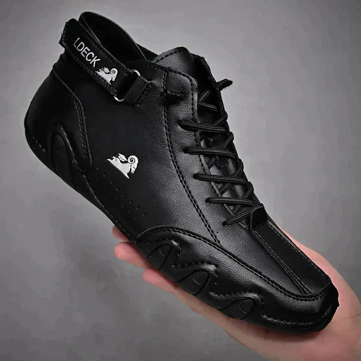 Męskie sneakersy Witold prezentujące podeszwę antypoślizgową