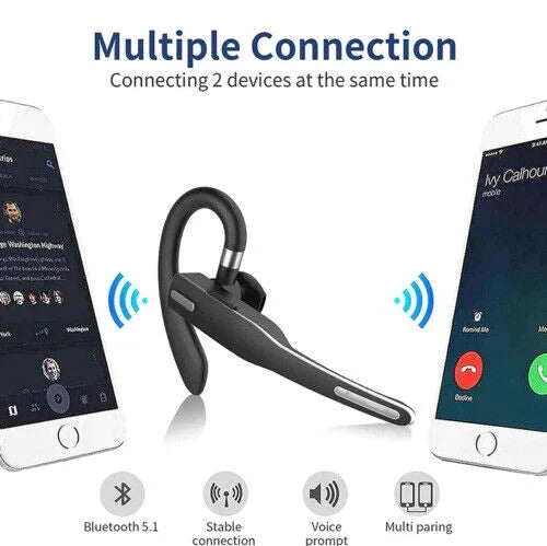 Schemat połączenia słuchawki Bluetooth z dwoma smartfonami jednocześnie