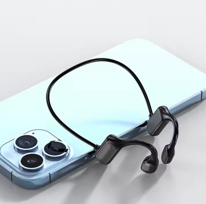 Sportowe słuchawki bezprzewodowe Bluetooth, lekkie i przenośne, doskonałe do aktywności fizycznej i muzyki.