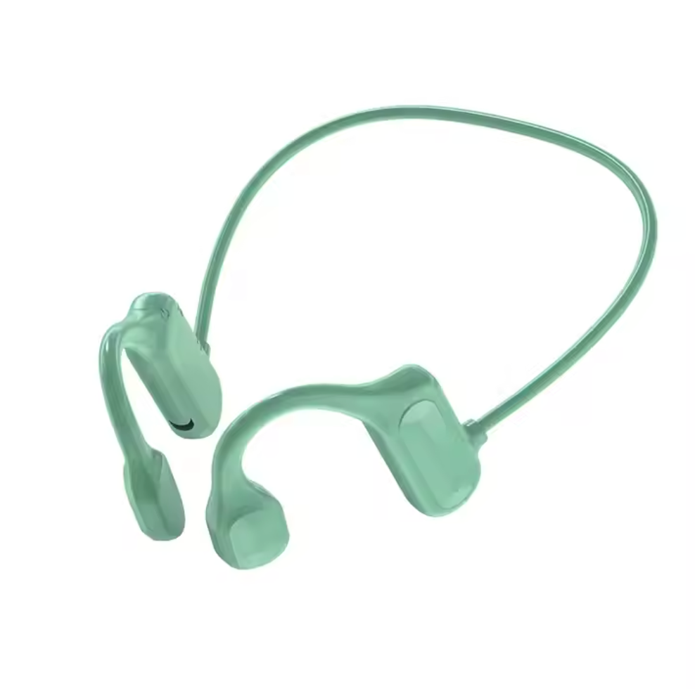 Eleganckie słuchawki nauszne Bluetooth w kolorze czarnym, z wyraźnym logo, prezentujące wysoką jakość wykonania.