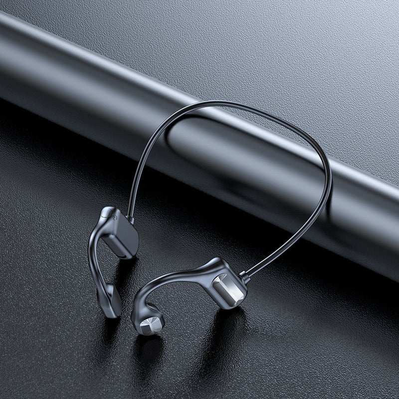 Słuchawki bezprzewodowe Bluetooth nauszne z adaptacyjnym dźwiękiem, kolor czarny.