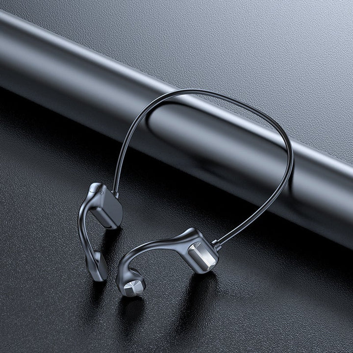 Słuchawki bezprzewodowe Bluetooth nauszne z adaptacyjnym dźwiękiem, kolor czarny.