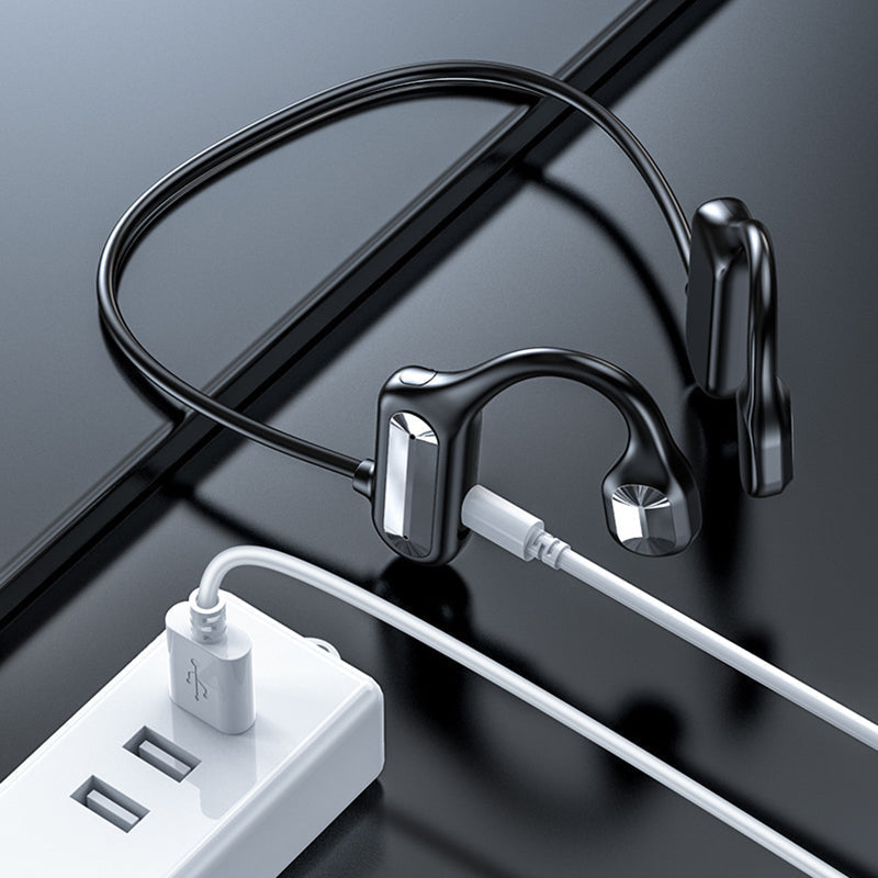 Słuchawki bezprzewodowe Bluetooth z adaptacyjnym dźwiękiem, prezentowane w oryginalnym opakowaniu.