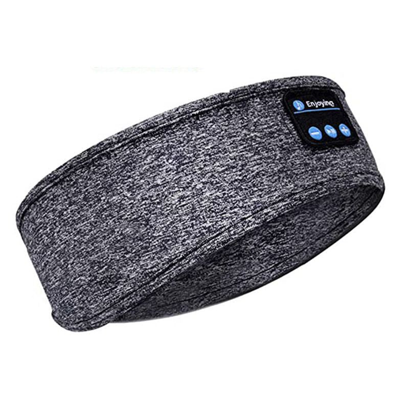 Unisex słuchawki Bluetooth z maską do spania, idealne do podróży i głębokiego relaksu. Wygodna opaska.