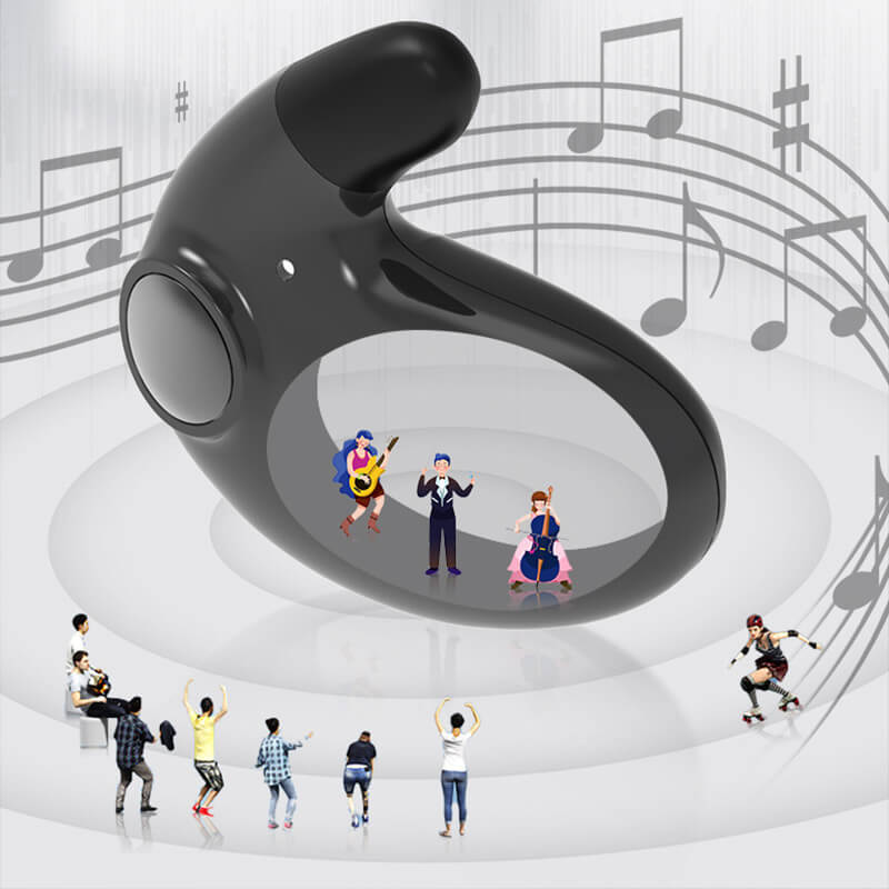 Ergonomiczne słuchawki Bluetooth douszne do snu. Bezprzewodowe, z redukcją szumów, dla muzyki.