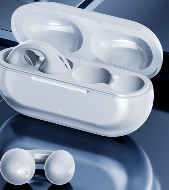 Bezprzewodowe słuchawki Bluetooth z zaawansowaną redukcją hałasu, zapewniające czysty dźwięk muzyki.