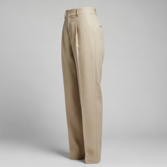 Damskie spodnie lniane – lekkie i casualowe dopasowanie