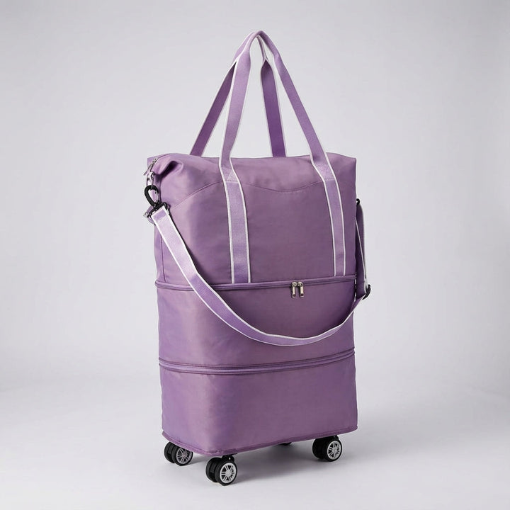 Elegancka, składana torba podróżna duffel GlideBag na kółkach. Stylowy bagaż na każdą podróż.