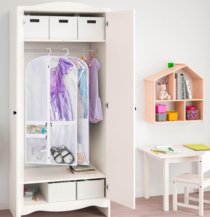 Unisex torby na kostiumy taneczne, 5 szt., zamykane na zamek, składane. Ochrona odzieży w podróży.