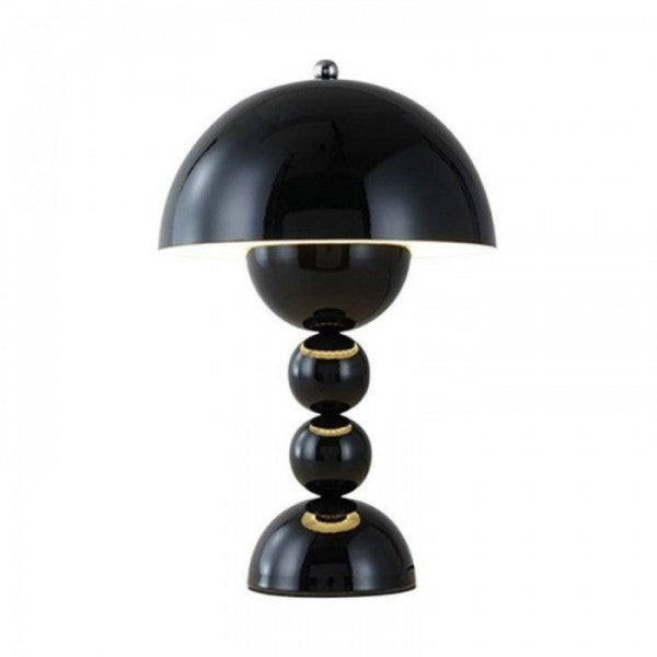 Elegancka lampa stołowa LED, ładowalna, skandynawska. Designerskie oświetlenie do nowoczesnych wnętrz.