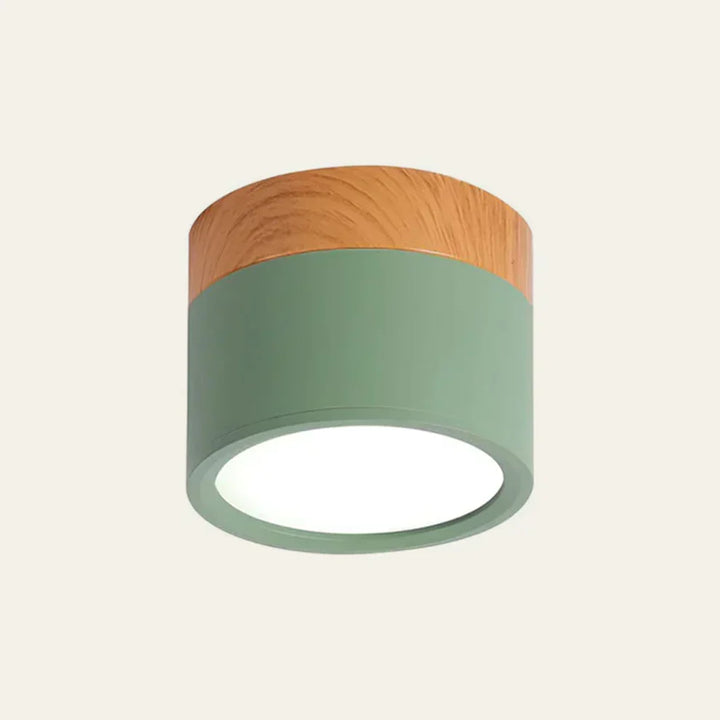 Energooszczędna lampa LED w stylu skandynawskim, natynkowa. Stylowe oświetlenie do korytarza.