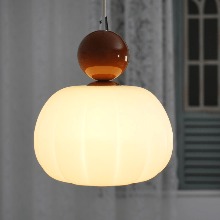 Skandynawska lampa sufitowa LED, nowoczesne oświetlenie do sypialni.