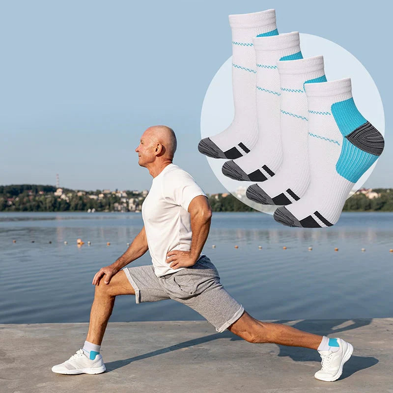 Oddychające skarpetki sportowe ActiveComfort z amortyzacją, trwałe i wygodne na trening.