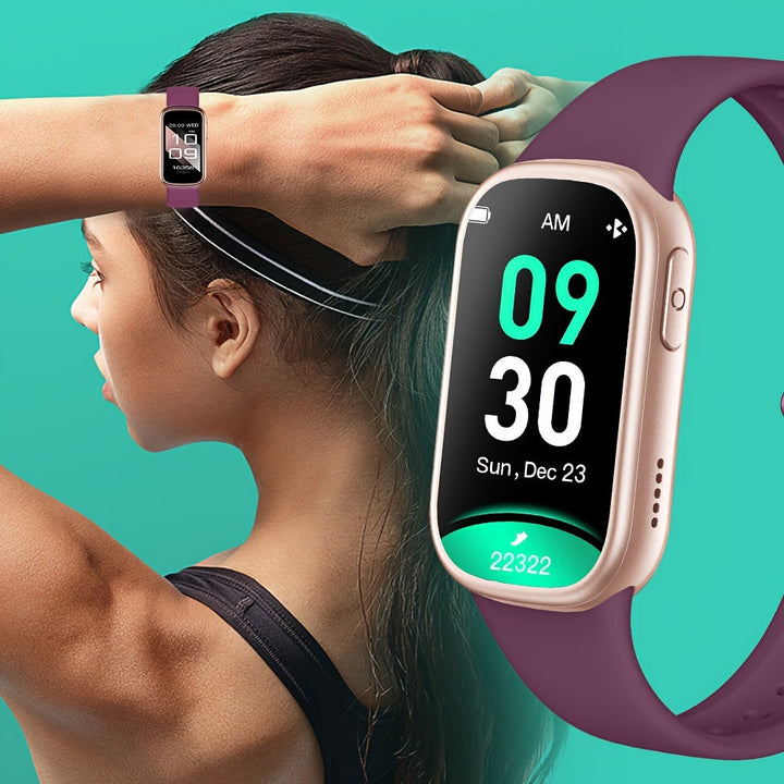 Zestaw ze sportowym smartwatchem dla dzieci, w pudełku z ładowarką USB