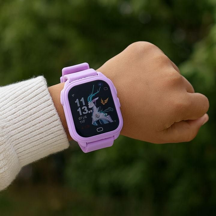 Prezent dla dziecka: smartwatch dziecięcy z trackerem aktywności, zegarek dotykowy i edukacyjna funkcja.